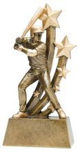 Resin Sculpture Sentinel Male Baseball