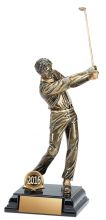 Resin Sculpture Stature Golfer M.