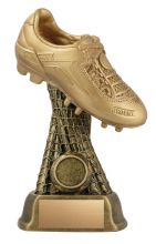 Resin Sculpture Golden Boot