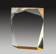 Prism Series Rectangle Gold Accent