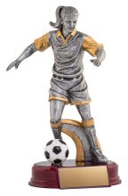 Resin Sculpture Classic Soccer F.