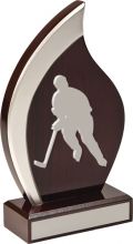 Flame Hockey Silver Relief