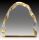 Prism Series Arch Shaped Gold