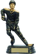 Aztec Gold Hockey Player Resin