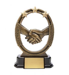 Resin Award Tri-Star Appreciation