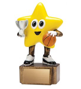 Resin Trophy Little Basketball