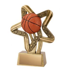 Resin Trophy Comet Basketball